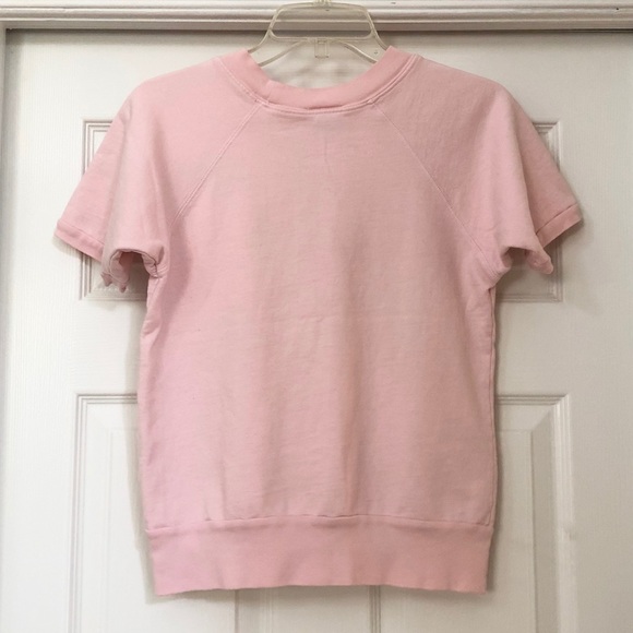 C&C California Pink Short Sleeve Pink Sweatshirt - Picture 7 of 16
